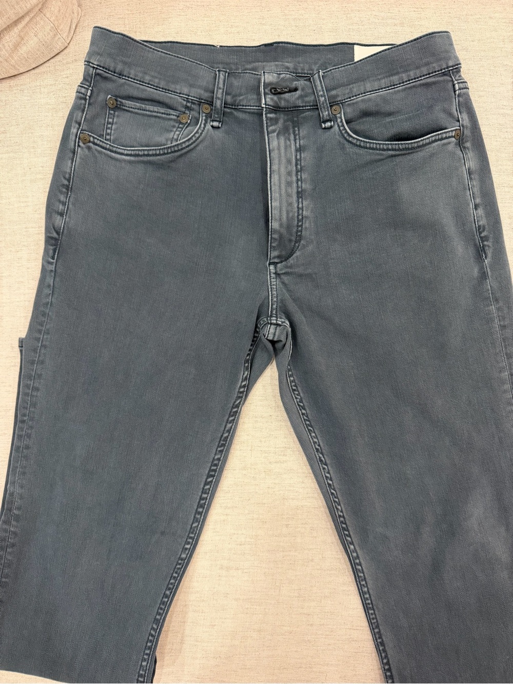 rag & bone Men's Slate Gray Slim Straight Jeans